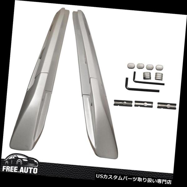 USキャリア 03-10ポルシェカイエンOEファクトリースタイルアルミシルバートップルーフラックレー...