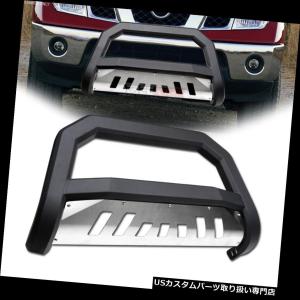 USグリルガード マットブラックAVTブルバーバンパーグリルグリルガード