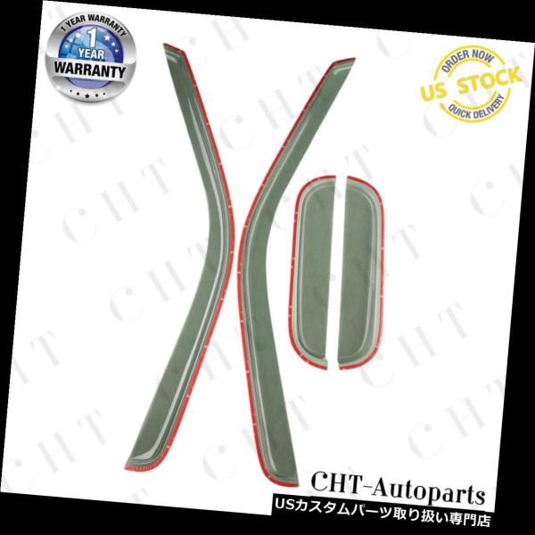 USベントバイザー、ドアバイザー フォードF250 / 350 ExtendedCab 99-08用...