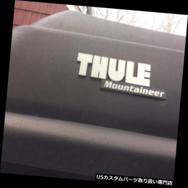 USカーゴ、ルーフ キャリア 取り付け用金具付きTHULE MOUNTAINEERトップキャリア貨物...