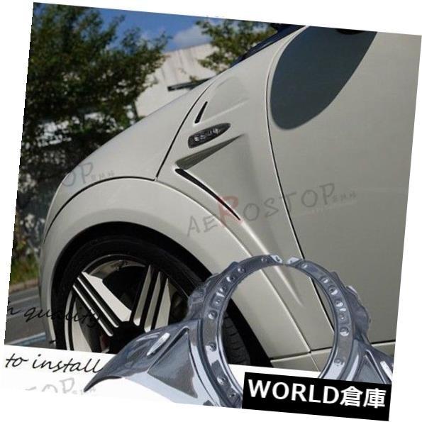 フェンダー 炭素デュエルAGスタイルフロントフェンダーW。サイドランプ08-13 R55 R56 R...