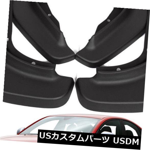 マッドガード 泥除け 2009-2017年のボルボS40 RデザインT5のための黒い車のしぶきガード...
