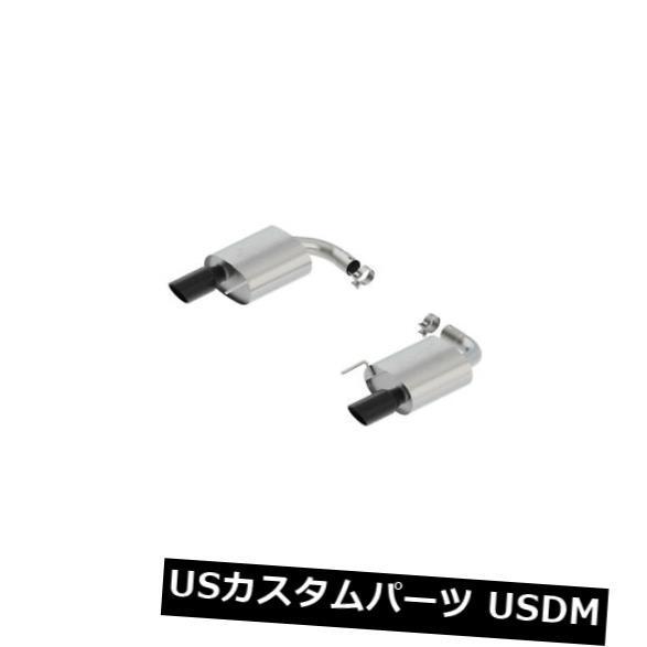 輸入マフラー Borla 11895BC ATAKアクスルバックエキゾースト、2015年マスタングG...