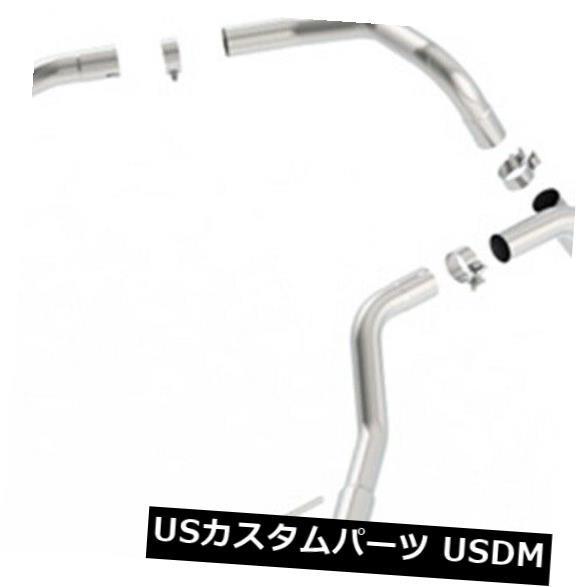 輸入マフラー Borla 140552BCツーリングキャットバックエキゾーストシステムは1500 1...