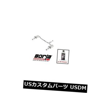 輸入マフラー BorlaアクスルバックエキゾーストSタイプw / SSクリーナー13-17ホンダアコード＃11853  Borla Axle-Back｜usdm