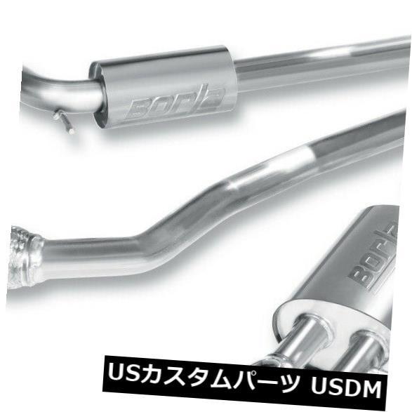 輸入マフラー Borla 140315 Sタイプキャットバックエキゾーストシステムはアウディ09-1...