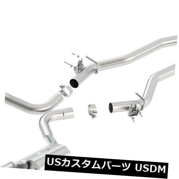 輸入マフラー Borla 140675 ATAK Cat-Back Exhaust System F...