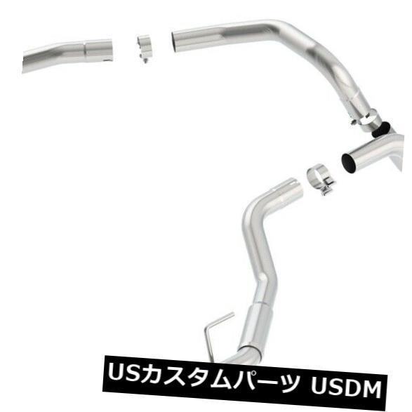 輸入マフラー Borla 140552ツーリングキャットバックエキゾーストシステムは1500 150...