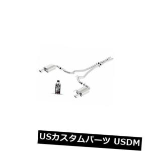 輸入マフラー BORLA 140591フォードマスタングGT 5.0L 2015-17キャットバックエキゾーストアタックにはクリーナーが含まれています