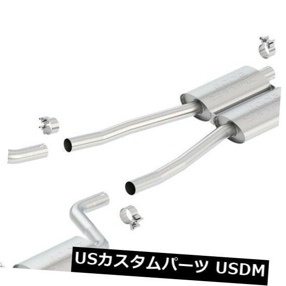 輸入マフラー Borla 140100キャットバックシステム02-08 A4 QUATTRO  Bo...