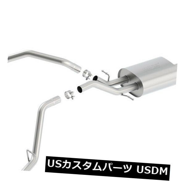 輸入マフラー BORLA ATAK 14-18 GMC Sierra 1500 5.3L V8 CC...