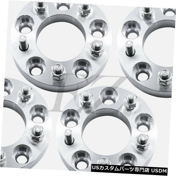 ワイドトレッドスペーサー 4ホイールアダプター5x100から5x5.5スペーサー| 1 "厚い| 5...
