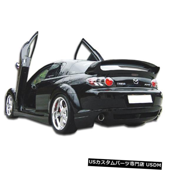 Rear Body Kit Bumper 04-08マツダRX8 R-Speed Duraflexリ...