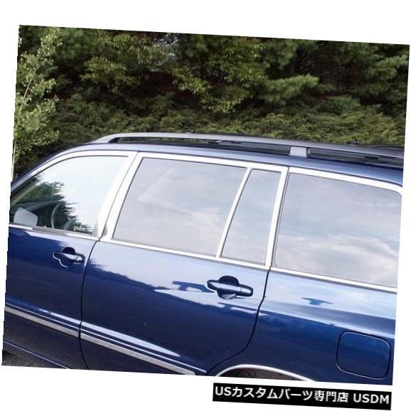 Window Accent 01-07トヨタハイランダー4dr QAAステンレス22pcsウィンドウ...