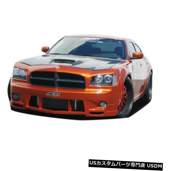 Front Bumper 06-10ダッジチャージャーラックスクチュールフロントワイドボディキットバ...