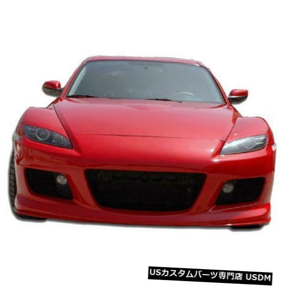 Front Bumper 04-08マツダRX8 MSスタイルKBDウレタンフロントボディキットバン...