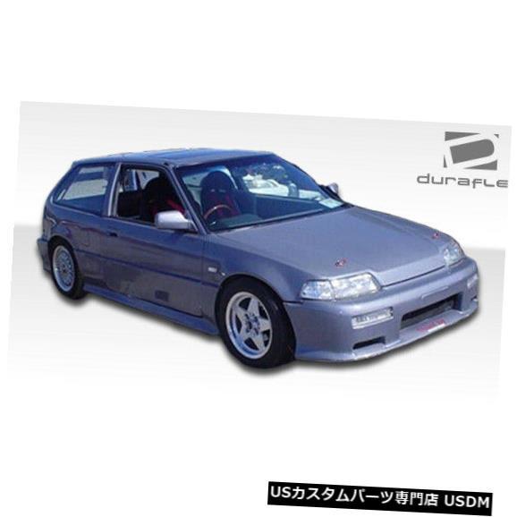 Front Bumper 88-91ホンダシビックHBタイプMデュラフレックスフロントボディキットバ...