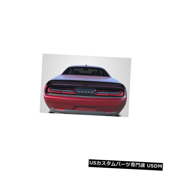 Body Kit-Wing/Spoiler 08-20ダッジチャレンジャーレッドアイルックカーボンフ...