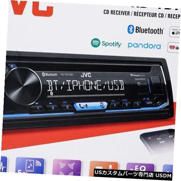 In-Dash JVC KD-TD70BT 1-DINカーステレオIn-Dash CD MP3レシー...