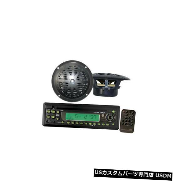 In-Dash Pyle PLCD-13MR InDash MARINE CDプレーヤー/受信 r ...