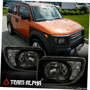 エレメントYH2【HONDA】ホンダELEMENT純正USヘッドライト左右('03-'06