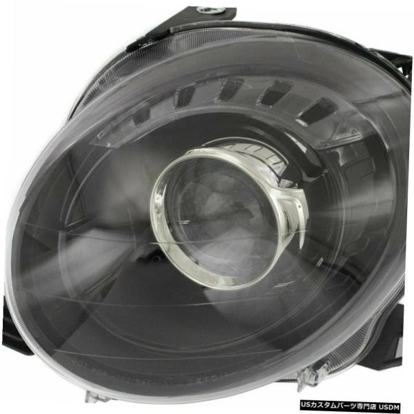 Headlight FIAT 500 2012-2016 LEFT DRIVER BLACK HEA...