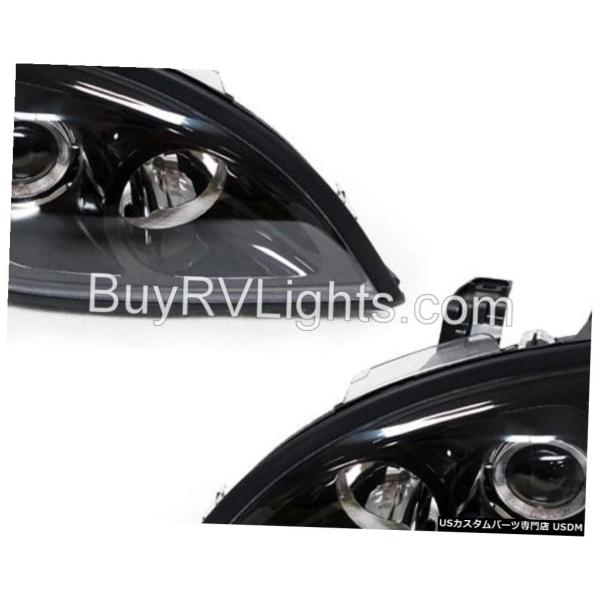 Headlight GULF STREAM SANTIUM 2001 2002ブラックペアヘッドライ...