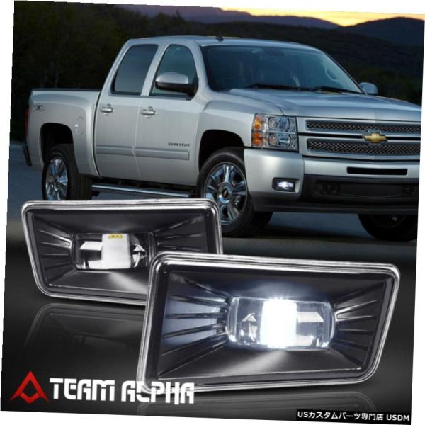 適合2007-2018ユーコン/エスカレードクリア{6000K HI-POWER LED}フォグライ...