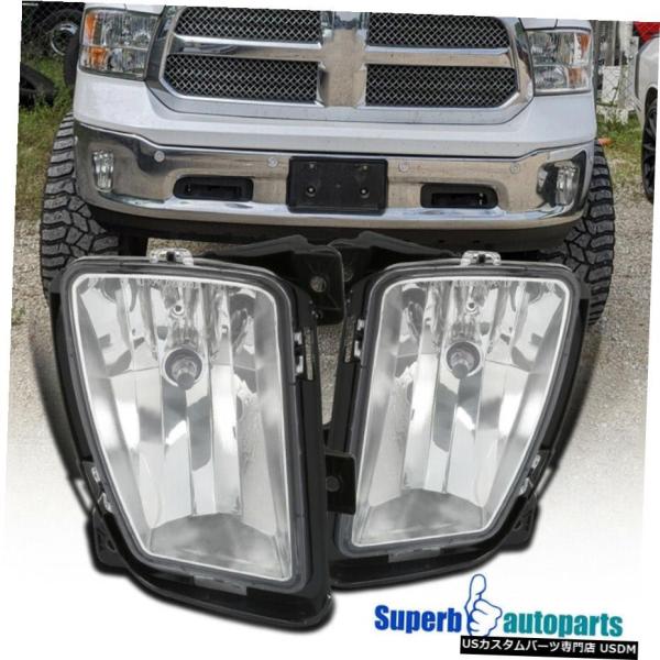 2013-2018のためのダッジラム1500のバンパードライビングランプフォグランプのw /スイッチ...