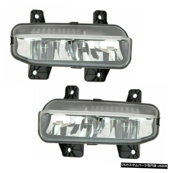 FIT RAM TRUCKはUP DODGE 1500 2019 2020 LEDフォグランプBUM...