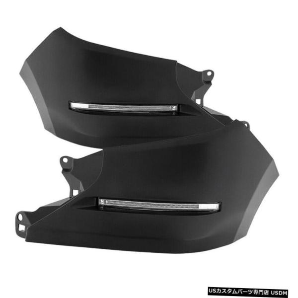 14-16トヨタタンドラバンパーLED DRLライトフォグランプ塗装可能ワット/スイッチ+ワイヤーを...