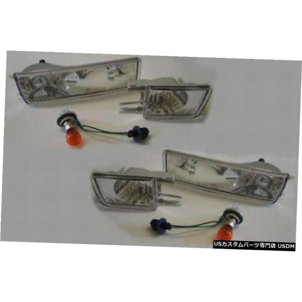 フロントバンパークローム明確なターンはVWゴルフ3 91-97のためのダミーフォグランプを点灯します...