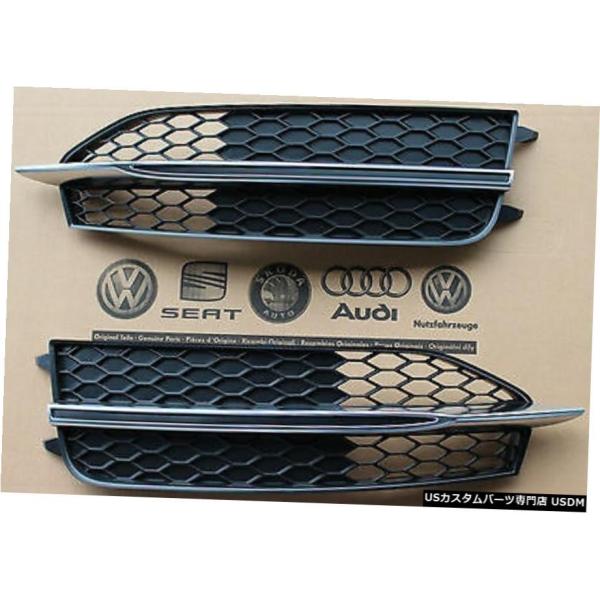 アウディA7 S7は、フォグランプなしフロントバンパーフォグランプグリルグリルを下げます Audi ...