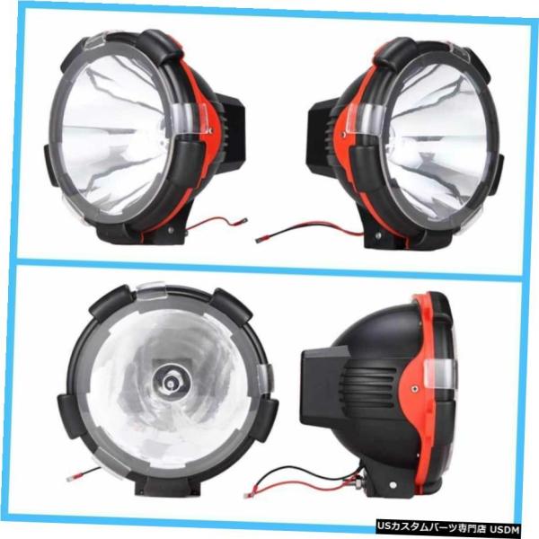 9" H3 HIDキセノン55Wオフロードスポーツドライビングライトフォグランプ6000K 4WD ...