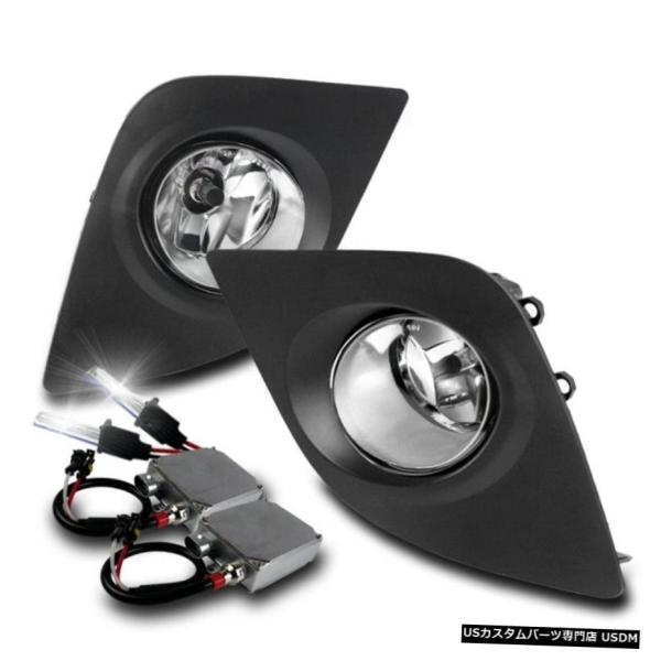 2014-2016トヨタカローラCHROMEフロントバンパーフォグランプLAMPS W / 50W ...