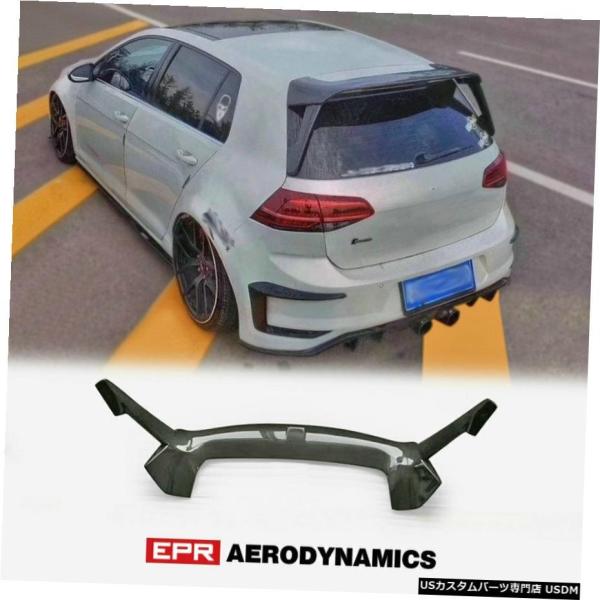 エアロパーツ フォルクスワーゲンゴルフ7 GTI 7.5 / TSI TC型カーボン光沢のあるルーフ...