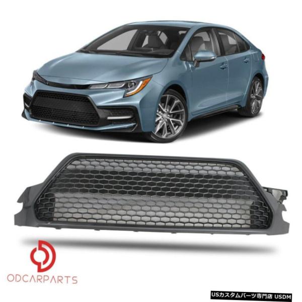 グリル フィットトヨタカローラ2020セダンSE XSEフロントロアグリルグリルファクトリースタイル...