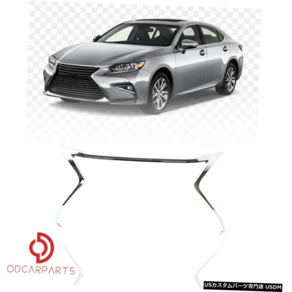 グリル Fits レクサスES350 ES300H 2016 2017 2018フロントアッパートリ...