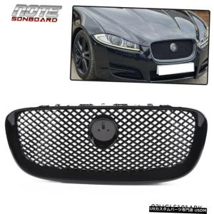 Jaguar　フロントグリル グリル 12 13 14 15ジャガーXF XFRブラックフロントアッパーメッシュ