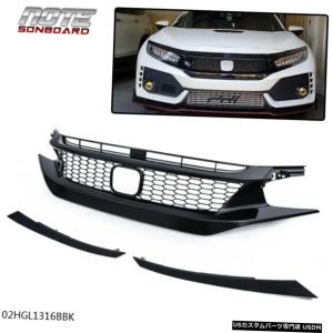 グリル 2016-2017ホンダアコードセダンスポーツスタイルクロームABS