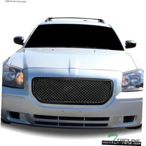 グリル Fits 05-07ダッジマグナムR T SXT黒ハニカムメッシュグリル