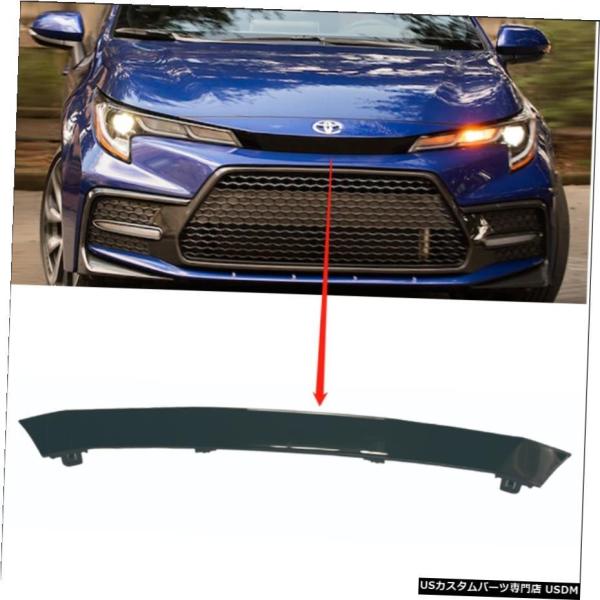 グリル 2020年トヨタカローラSE XSEセダンフロントバンパーアッパーグロッシーブラックグリル ...
