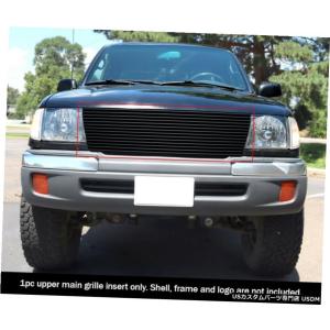 グリル Fits 2001-2004トヨタタコマ2WDバンパーステンレスクローム