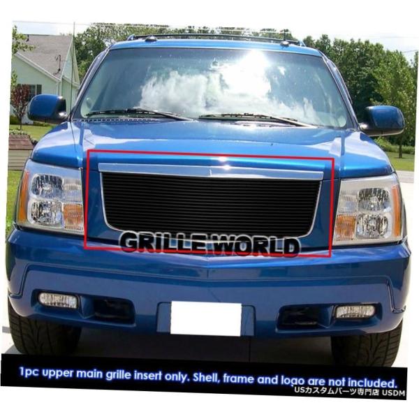 グリル Fits 2002-2006キャデラックエスカレード/ EXT / ESVブラックビレットグ...