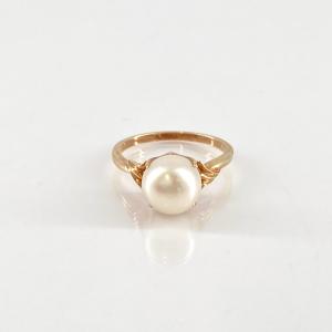 MIKIMOTO（ミキモト） 2粒 パールデザインリング 指輪 真珠 5.7mm 真珠