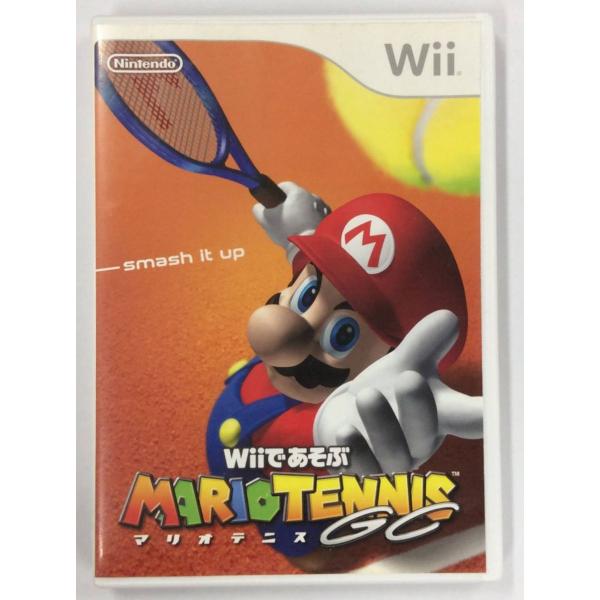 【中古】 Wiiであそぶ マリオテニスGC＊Wiiソフト(箱説付)【メール便可】