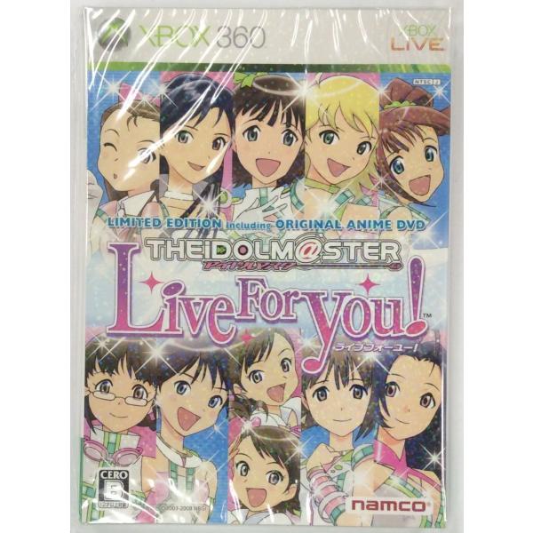 【中古】X360 アイドルマスター ライブフォーユー! (オリジナルアニメDVD同梱版)＊ゲームソフ...