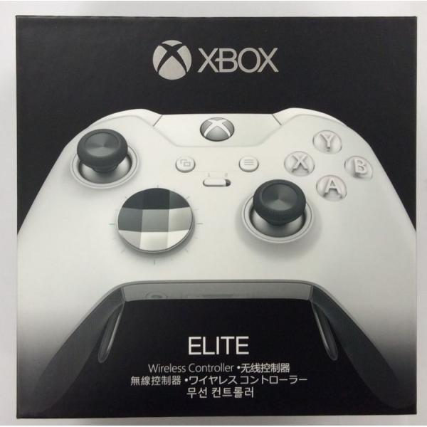 【中古】XB Xbox One Elite ワイヤレスコントローラー (ホワイト スペシャル エディ...