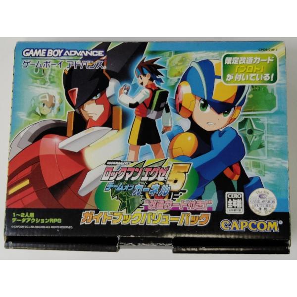 【中古】GBA ロックマンエグゼ5 チームオブカーネル＊ゲームボーイアドバンスソフト(箱説付)