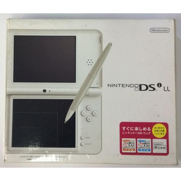 【中古】NDS ニンテンドーDSi LL ナチュラルホワイト＊ニンテンドーDS本体(箱説付)